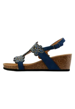 Scholl Palinuro - Sandales Compensées - Bleu