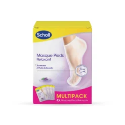 Lot De 4 Masques Pieds Scholl Lavande