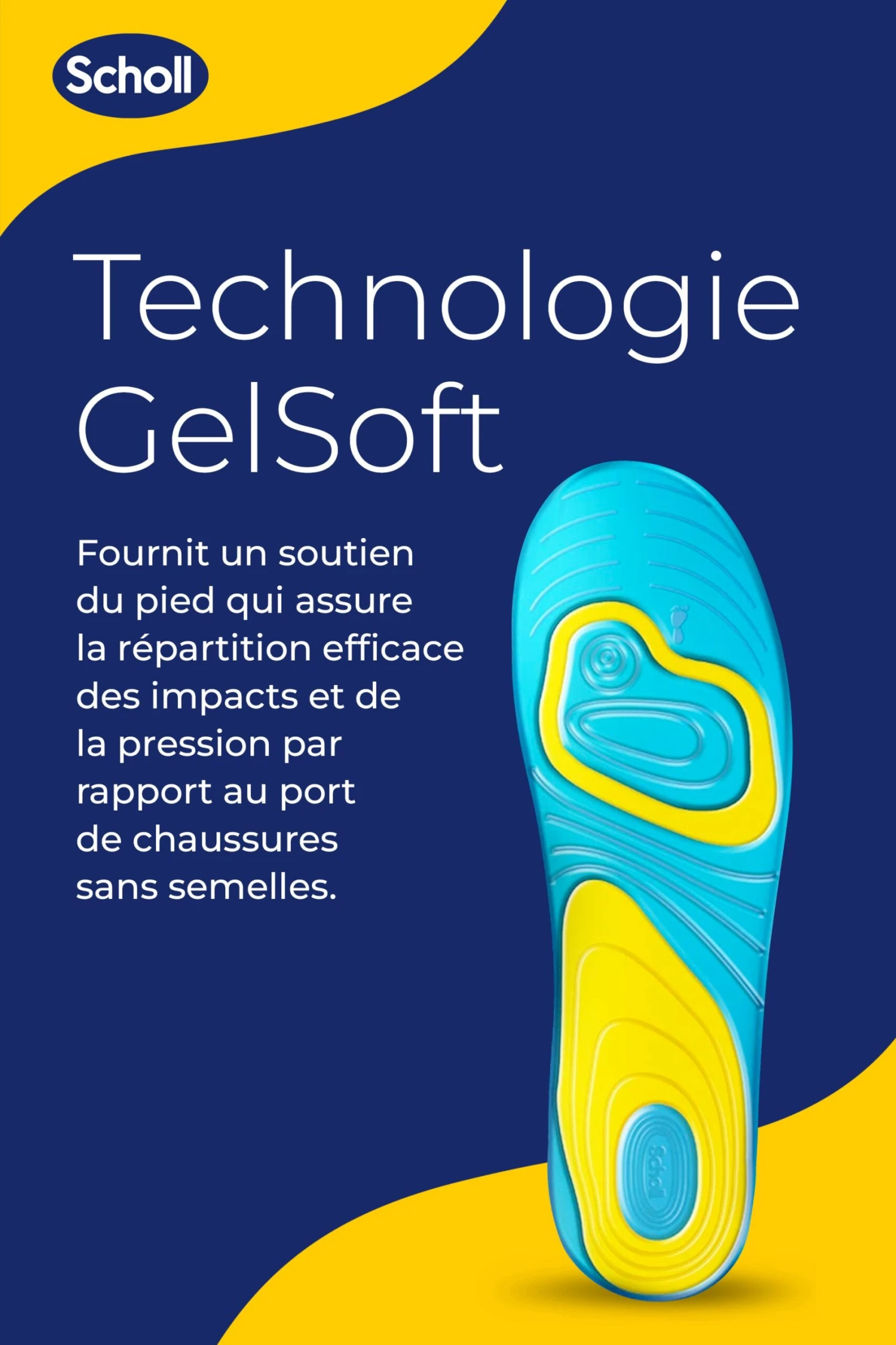 Semelles Scholl GelSoft Quotidien Femme - Pointure 35.5-40.5 – Image 4