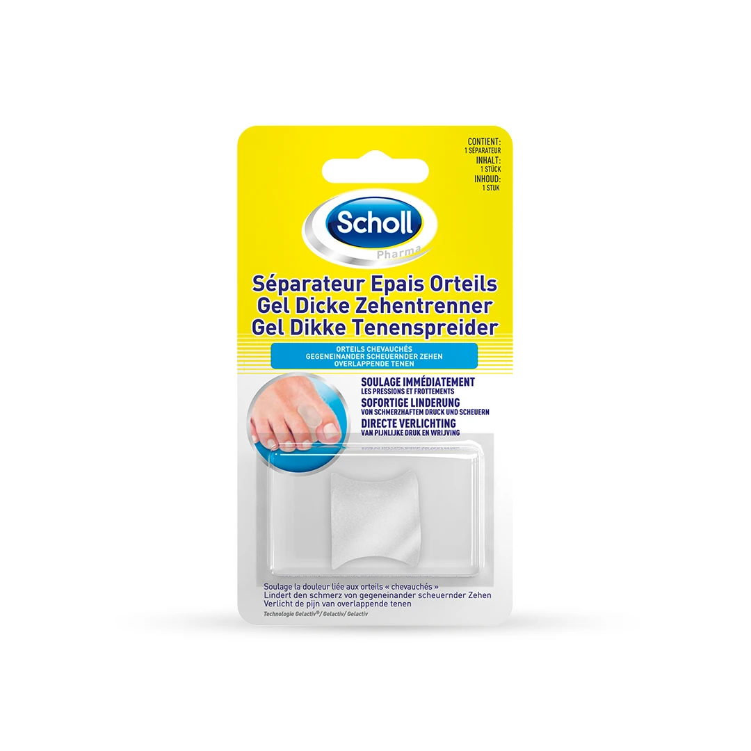 Séparateur D’Orteils Épais En Gel Scholl - Protection Amortissante