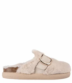 Scholl Ivy Big Buckle Beige
