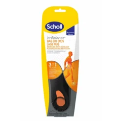 Scholl In-Balance Bas Du Dos Semelles Anti-Douleur Taille L