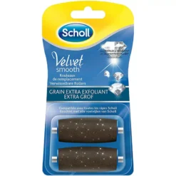 Scholl Velvet Smooth Rouleaux De Remplacement Grain Extra Exfoliant X2